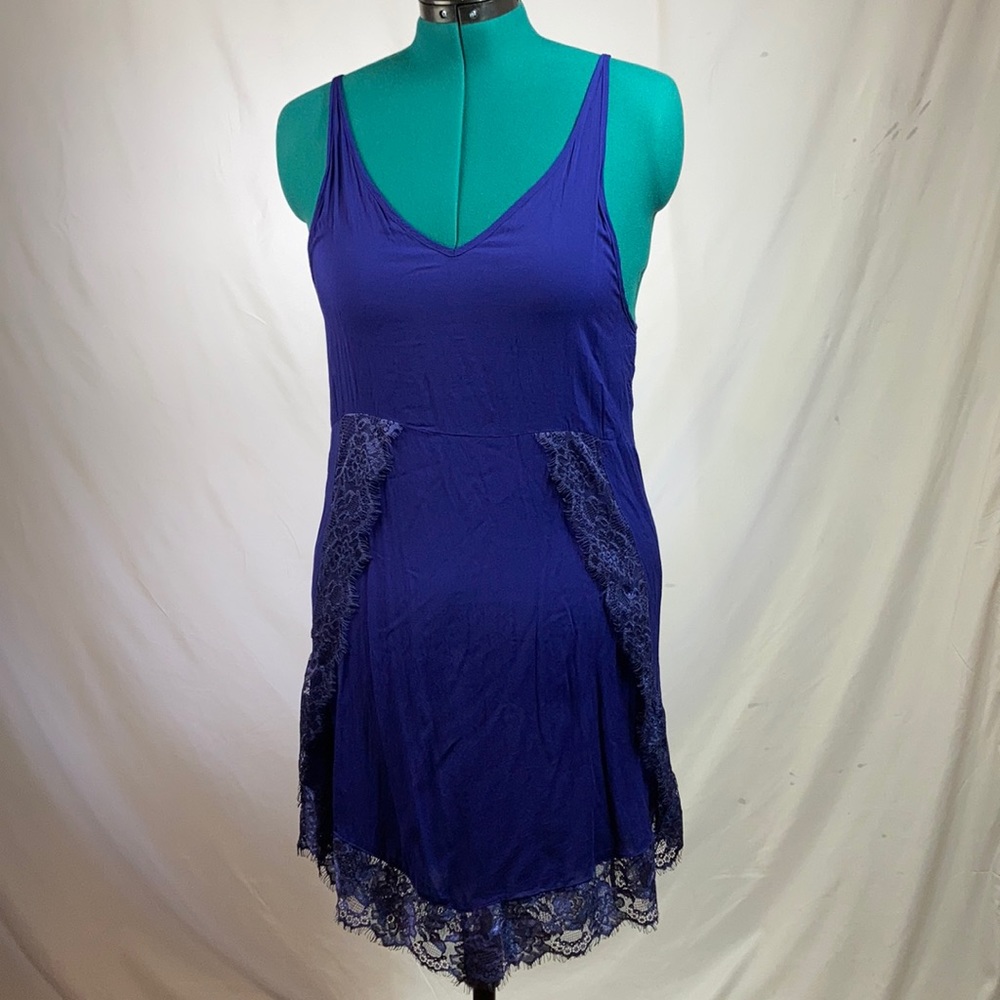 Free People Eyelash Lace Slip Dress - M